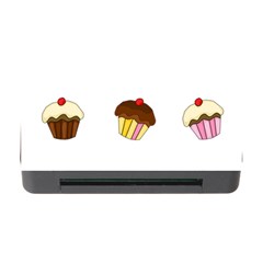 Colorful Cupcakes  Memory Card Reader With Cf by Valentinaart