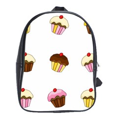 Colorful Cupcakes  School Bags (xl)  by Valentinaart