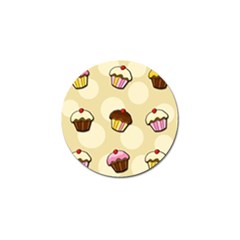 Colorful Cupcakes Pattern Golf Ball Marker by Valentinaart