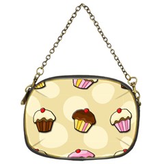 Colorful Cupcakes Pattern Chain Purses (two Sides)  by Valentinaart