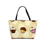 Colorful cupcakes pattern Shoulder Handbags Front