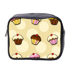 Colorful Cupcakes Pattern Mini Toiletries Bag 2-side by Valentinaart