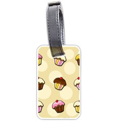 Colorful Cupcakes Pattern Luggage Tags (one Side)  by Valentinaart