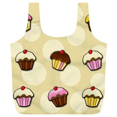 Colorful Cupcakes Pattern Full Print Recycle Bags (l)  by Valentinaart