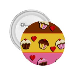 Love Cupcakes 2 25  Buttons