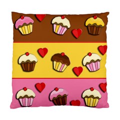 Love Cupcakes Standard Cushion Case (one Side) by Valentinaart