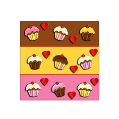 Love Cupcakes Satin Bandana Scarf by Valentinaart