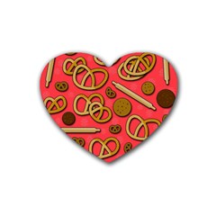 Bakery Heart Coaster (4 Pack)  by Valentinaart