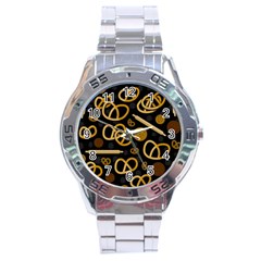 Bakery 2 Stainless Steel Analogue Watch by Valentinaart