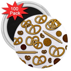 Bakery 3 3  Magnets (100 Pack) by Valentinaart