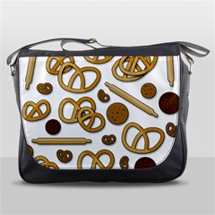 Bakery 3 Messenger Bags by Valentinaart