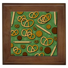 Bakery 4 Framed Tiles by Valentinaart