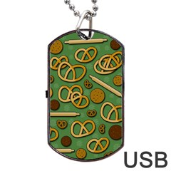 Bakery 4 Dog Tag Usb Flash (one Side) by Valentinaart