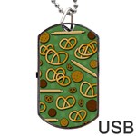 Bakery 4 Dog Tag USB Flash (One Side) Front