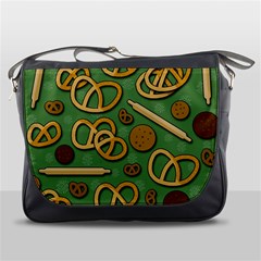 Bakery 4 Messenger Bags by Valentinaart