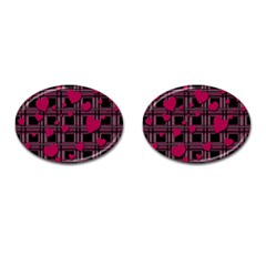 Harts Pattern Cufflinks (oval) by Valentinaart