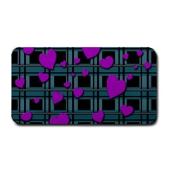 Purple Love Medium Bar Mats by Valentinaart