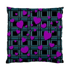 Purple Love Standard Cushion Case (one Side) by Valentinaart