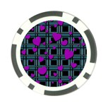 Purple love Poker Chip Card Guards (10 pack)  Front