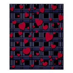 Decorative Love Shower Curtain 60  X 72  (medium)  by Valentinaart