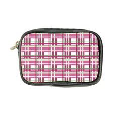 Pink Plaid Pattern Coin Purse by Valentinaart