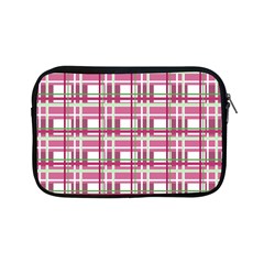 Pink Plaid Pattern Apple Ipad Mini Zipper Cases by Valentinaart