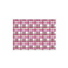 Pink Plaid Pattern Satin Wrap by Valentinaart