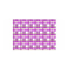 Purple Plaid Pattern Satin Wrap by Valentinaart