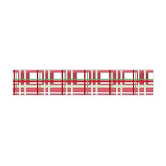 Red Plaid Pattern Flano Scarf (mini)