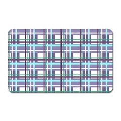 Decorative Plaid Pattern Magnet (rectangular) by Valentinaart