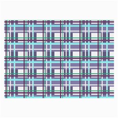 Decorative Plaid Pattern Large Glasses Cloth by Valentinaart