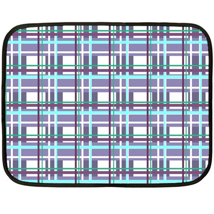 Decorative plaid pattern Double Sided Fleece Blanket (Mini) 