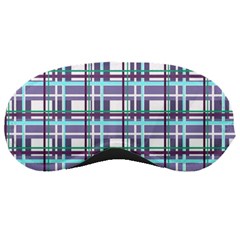 Decorative Plaid Pattern Sleeping Masks by Valentinaart