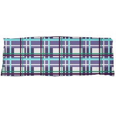 Decorative Plaid Pattern Body Pillow Case (dakimakura) by Valentinaart