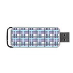 Decorative plaid pattern Portable USB Flash (Two Sides) Front