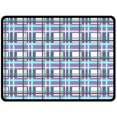 Decorative Plaid Pattern Double Sided Fleece Blanket (large)  by Valentinaart