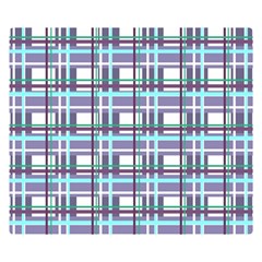 Decorative Plaid Pattern Double Sided Flano Blanket (small)  by Valentinaart