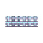 Decorative plaid pattern Satin Scarf (Oblong) Front