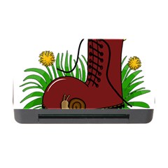 Boot In The Grass Memory Card Reader With Cf by Valentinaart