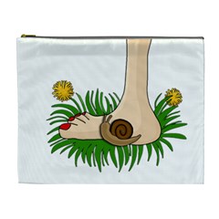 Barefoot In The Grass Cosmetic Bag (xl) by Valentinaart