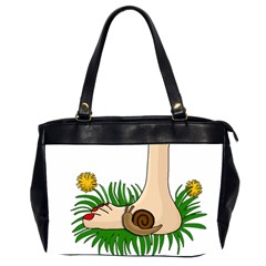 Barefoot In The Grass Office Handbags (2 Sides)  by Valentinaart