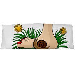 Barefoot In The Grass Body Pillow Case (dakimakura) by Valentinaart