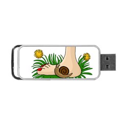 Barefoot In The Grass Portable Usb Flash (two Sides) by Valentinaart