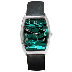 Hauntedlagoon Barrel Style Metal Watch