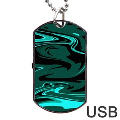 Hauntedlagoon Dog Tag Usb Flash (one Side)