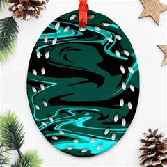 Hauntedlagoon Ornament (oval Filigree) 