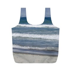 Ocean Waves Full Print Recycle Bags (m) 