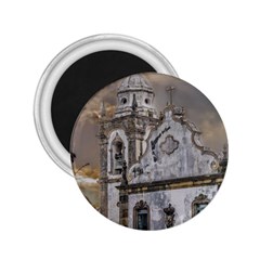 Exterior Facade Antique Colonial Church Olinda Brazil 2 25  Magnets by dflcprints