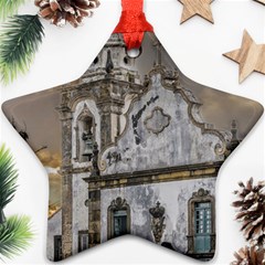 Exterior Facade Antique Colonial Church Olinda Brazil Ornament (star) 