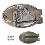 Exterior Facade Antique Colonial Church Olinda Brazil Money Clips (Oval)  Front